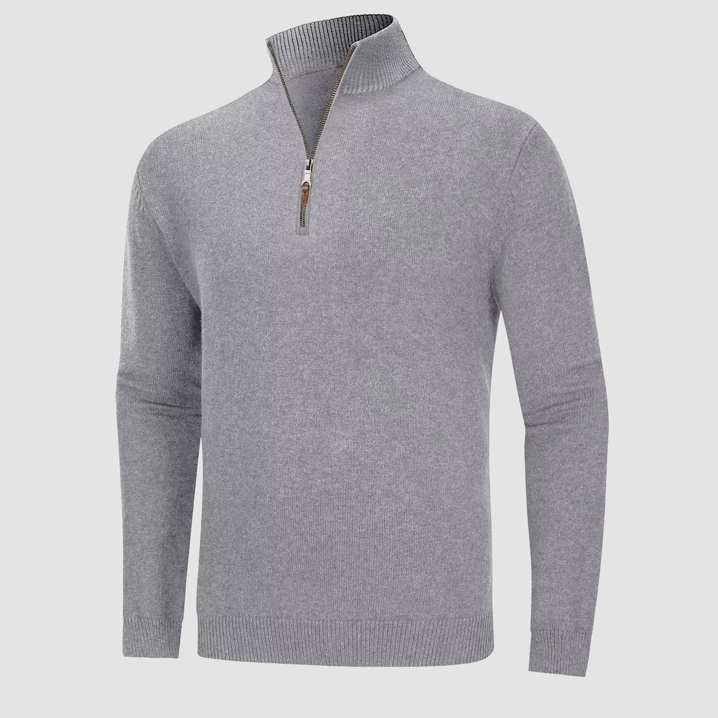 Men's Half-Zip Knit Sweater