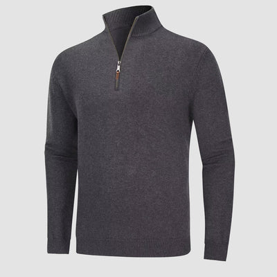 Men's Half-Zip Knit Sweater