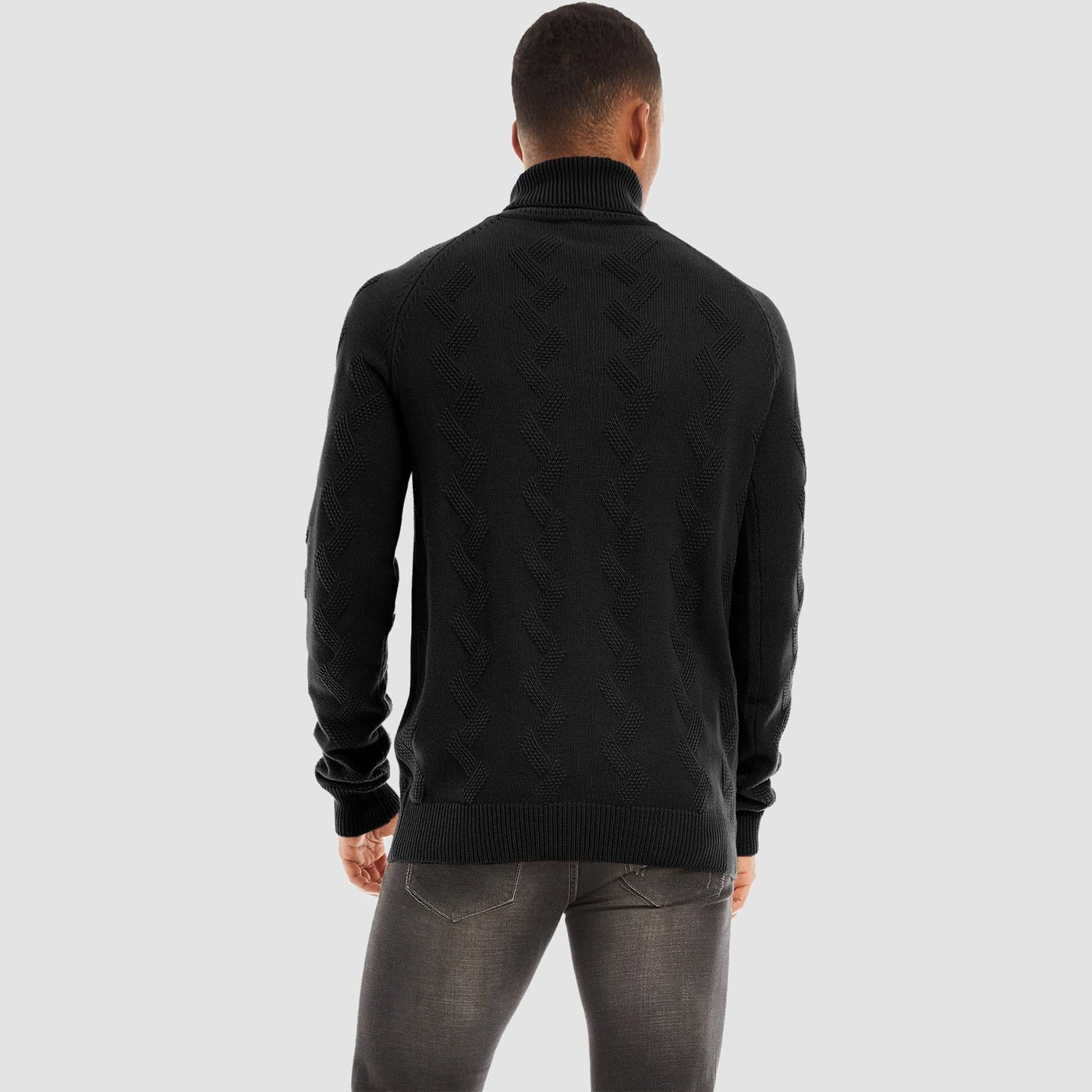 Men's Knitted Turtleneck Sweater
